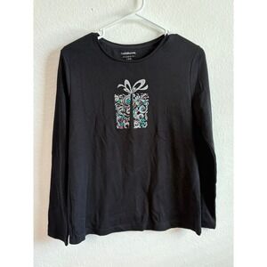 Long Sleeve Women's‎ Medium Christmas Shirt